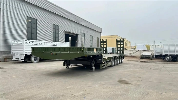 5-Axle Lowbed Semi Trailer factory