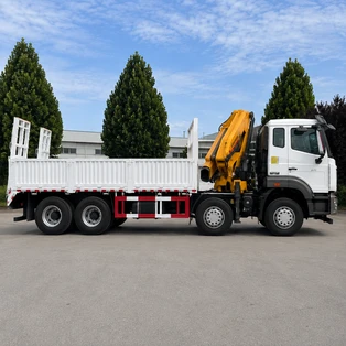 HOWO NX 10-Ton Knuckle-Boom Crane Truck factory